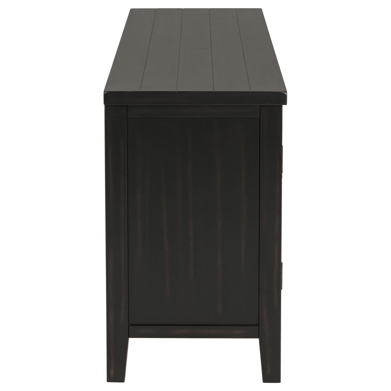 Concord 2-door 60-inch TV Stand Console Distressed Java - Image 10