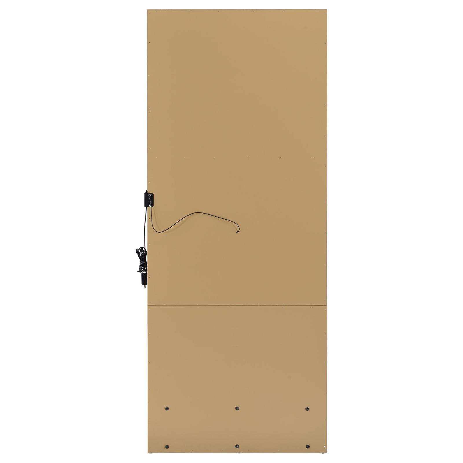 Spector 1-drawer Lighted Full-Length Floor Mirror Mango - Image 10