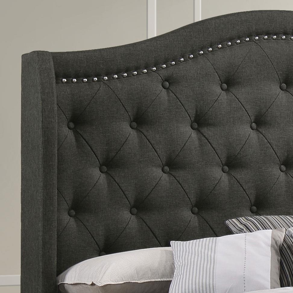Sonoma Upholstered Eastern King Wingback Bed - Image 5