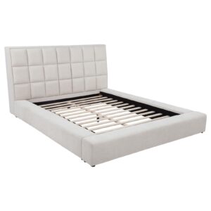 Dreux Upholstered Queen Panel Platform Bed
