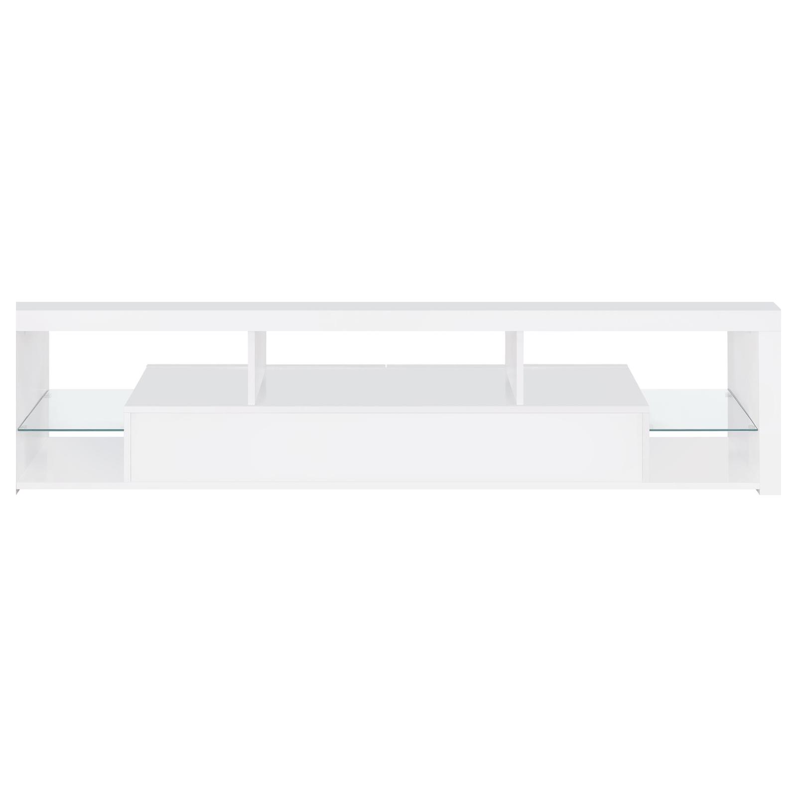 Jude 2-drawer Engineered Wood 71-inch TV Stand High Gloss White - Image 7
