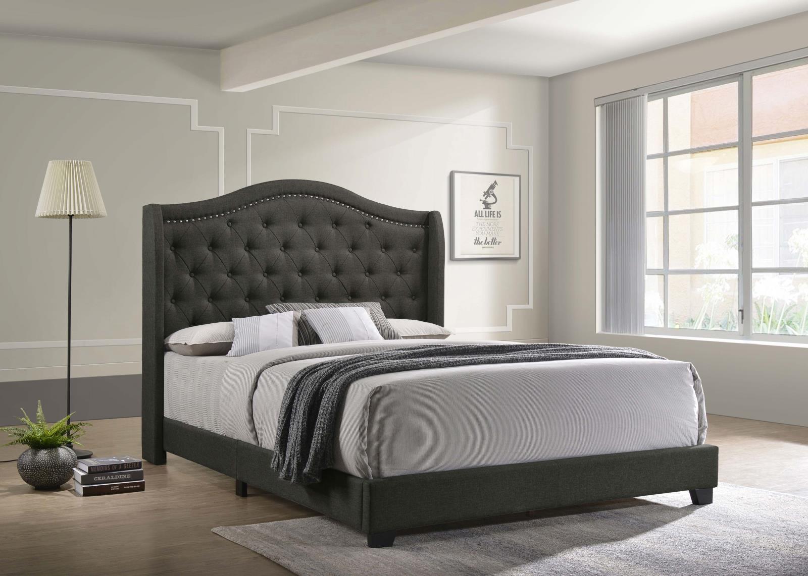 Sonoma Upholstered Full Wingback Bed - Image 2