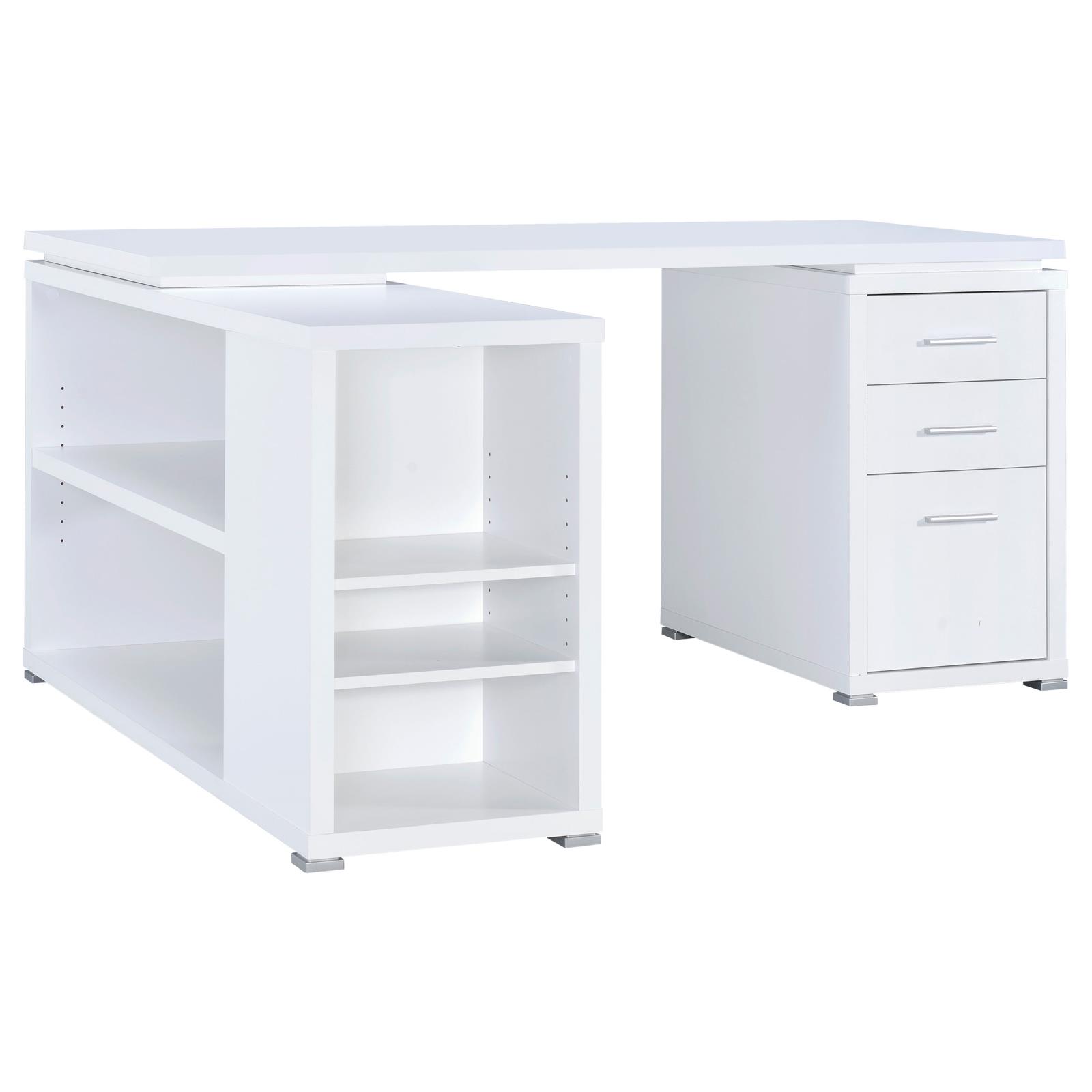Yvette 60-inch 3-drawer L-Shape Computer Desk - Image 4