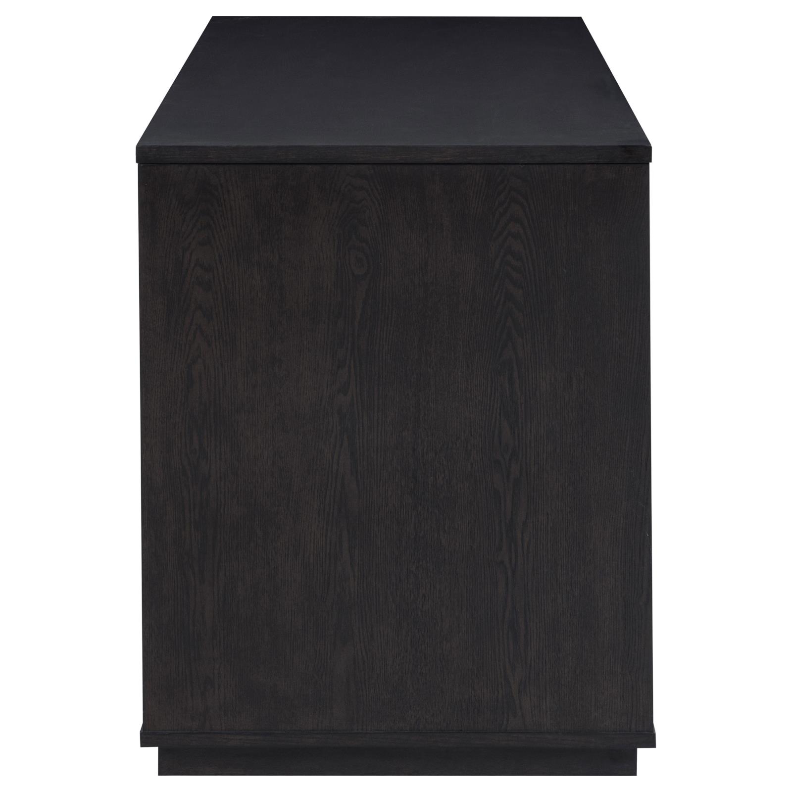 Harkes 75-inch 3-drawer Computer Desk with Adjustable Shelf Coffee Bean - Image 7