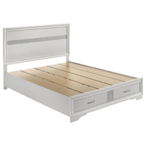 Miranda 51-inch Wood Queen Storage Panel Bed