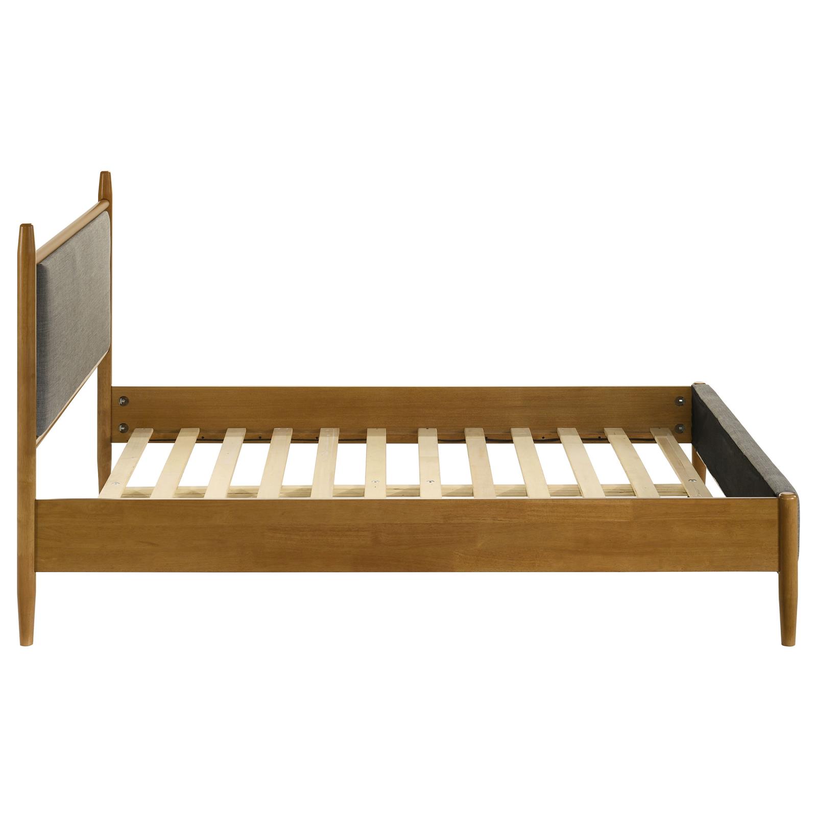 Mason 46-inch Full Panel Platform Bed Grey and Light Brown - Image 6