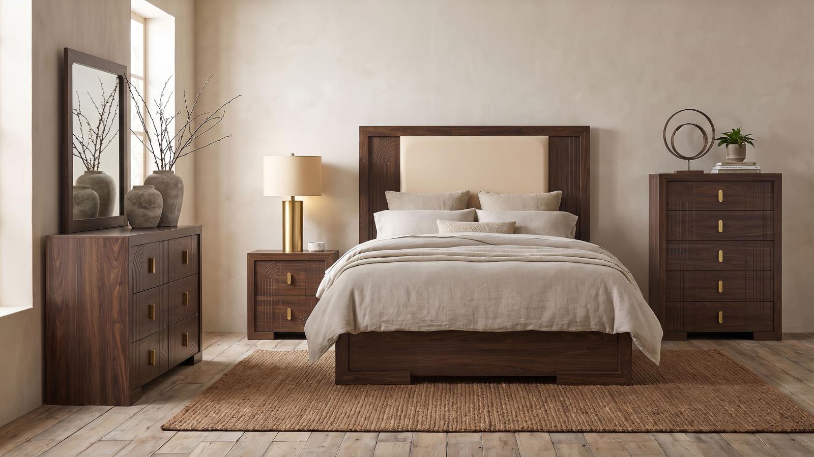 Etienne Rectangular Dresser Mirror Walnut - Image 4