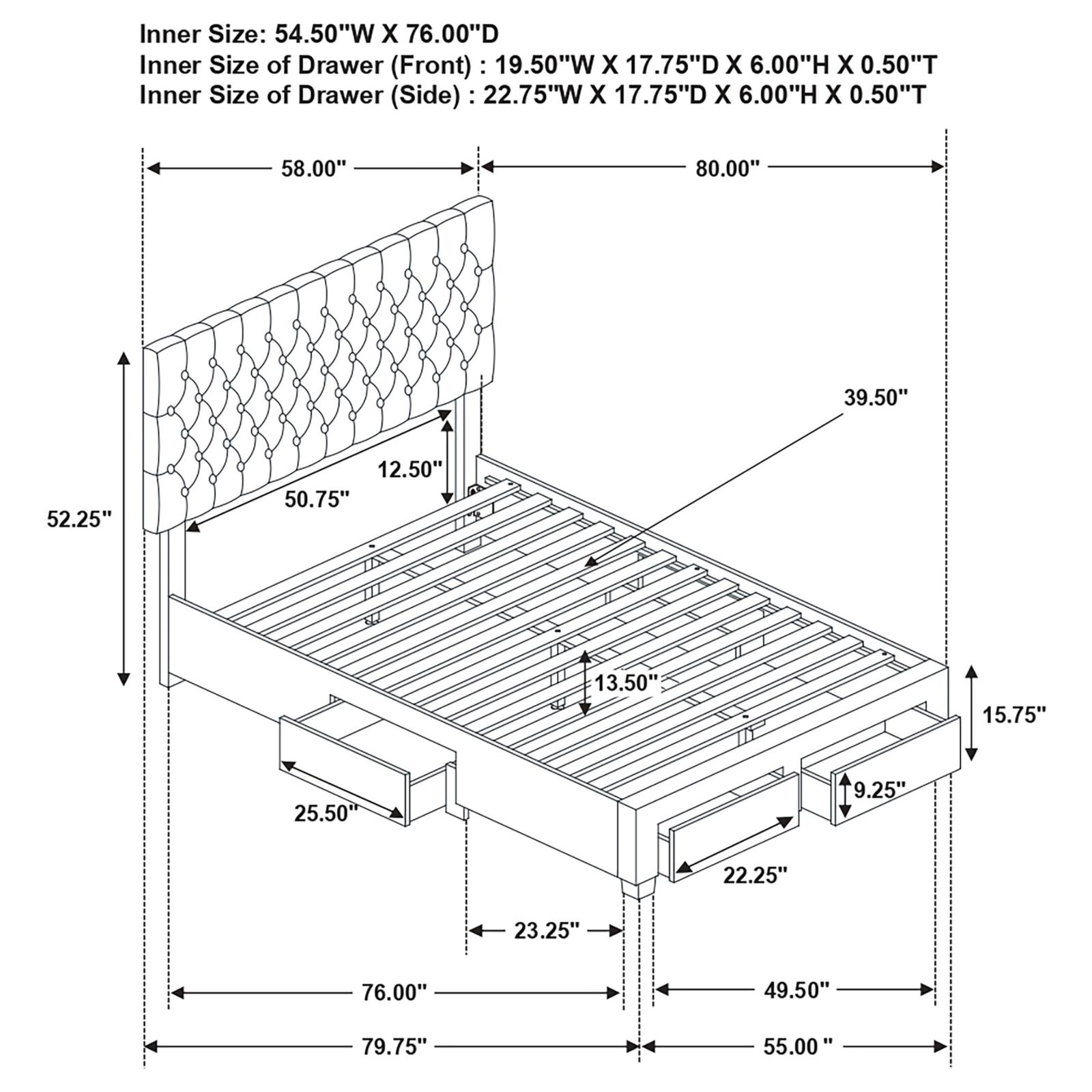 Soledad Upholstered Full Storage Panel Bed - Image 6