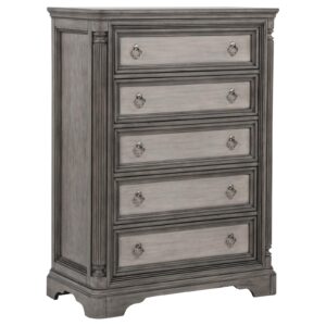 Cresswell 5-drawer Chest of Drawers Weathered Taupe