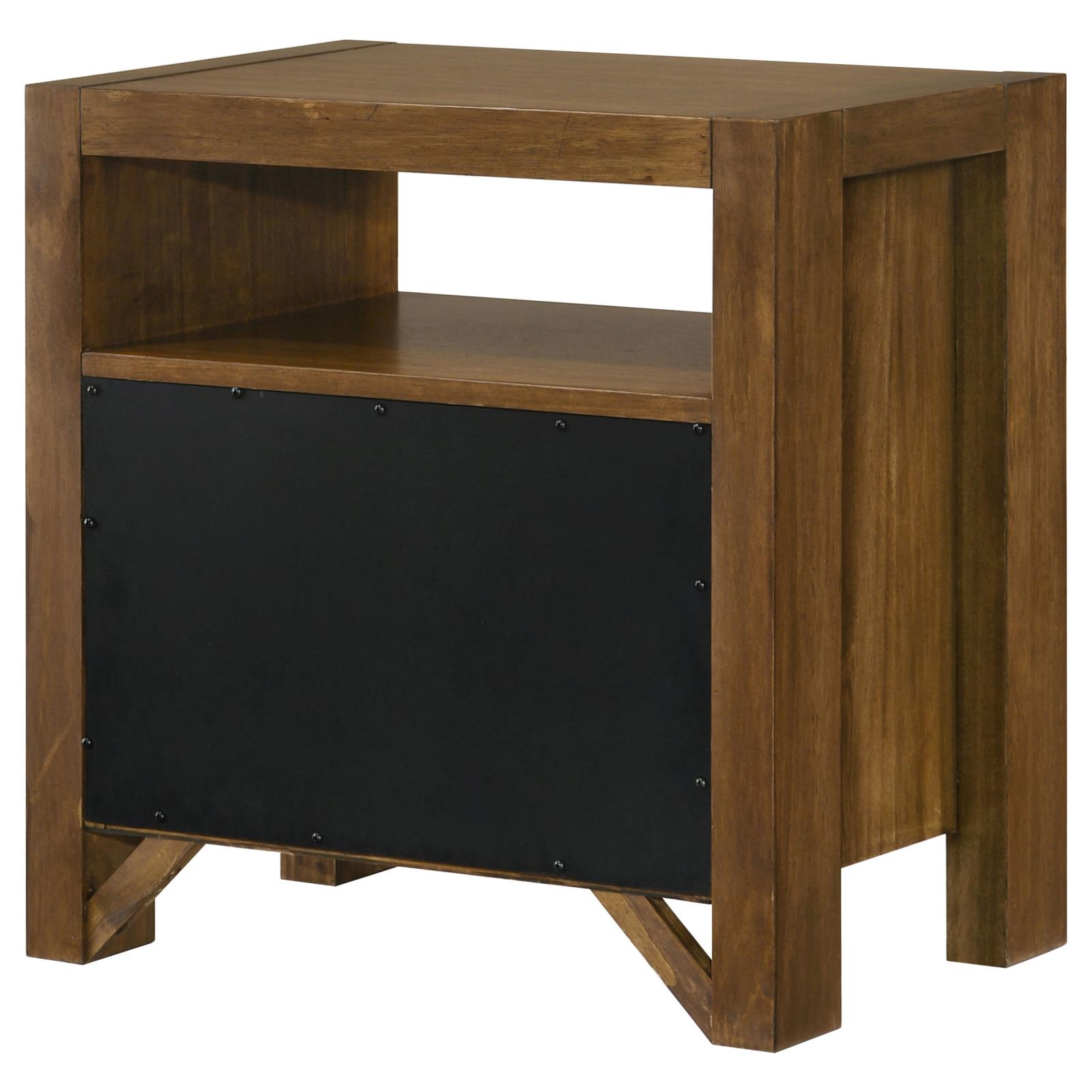 Adderley 2-drawer Nightstand Bedside Table Warm Brown - Image 8