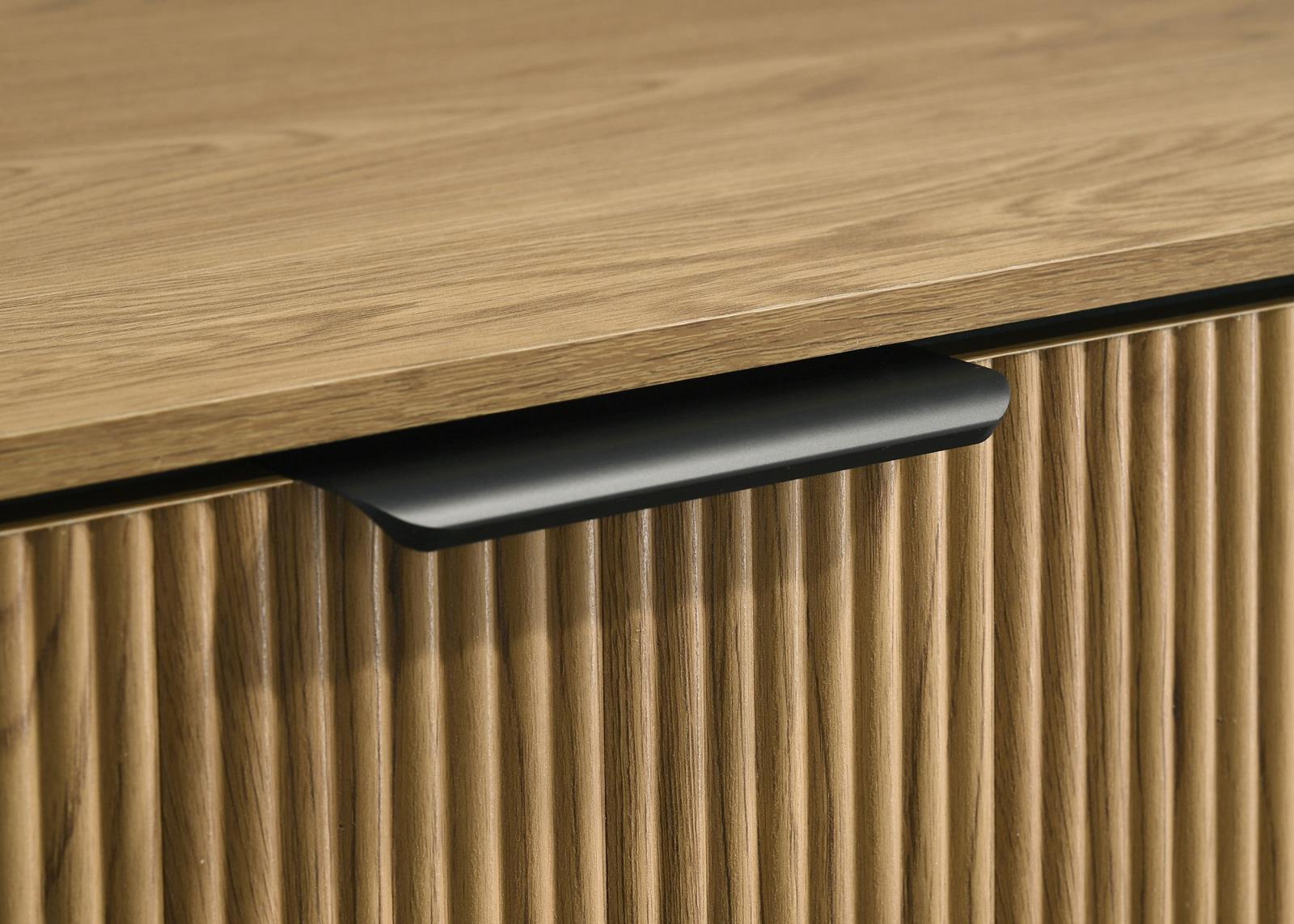 Bennett Mid-Century 6-Drawer Rubberwood Dresser Light Oak - Image 11