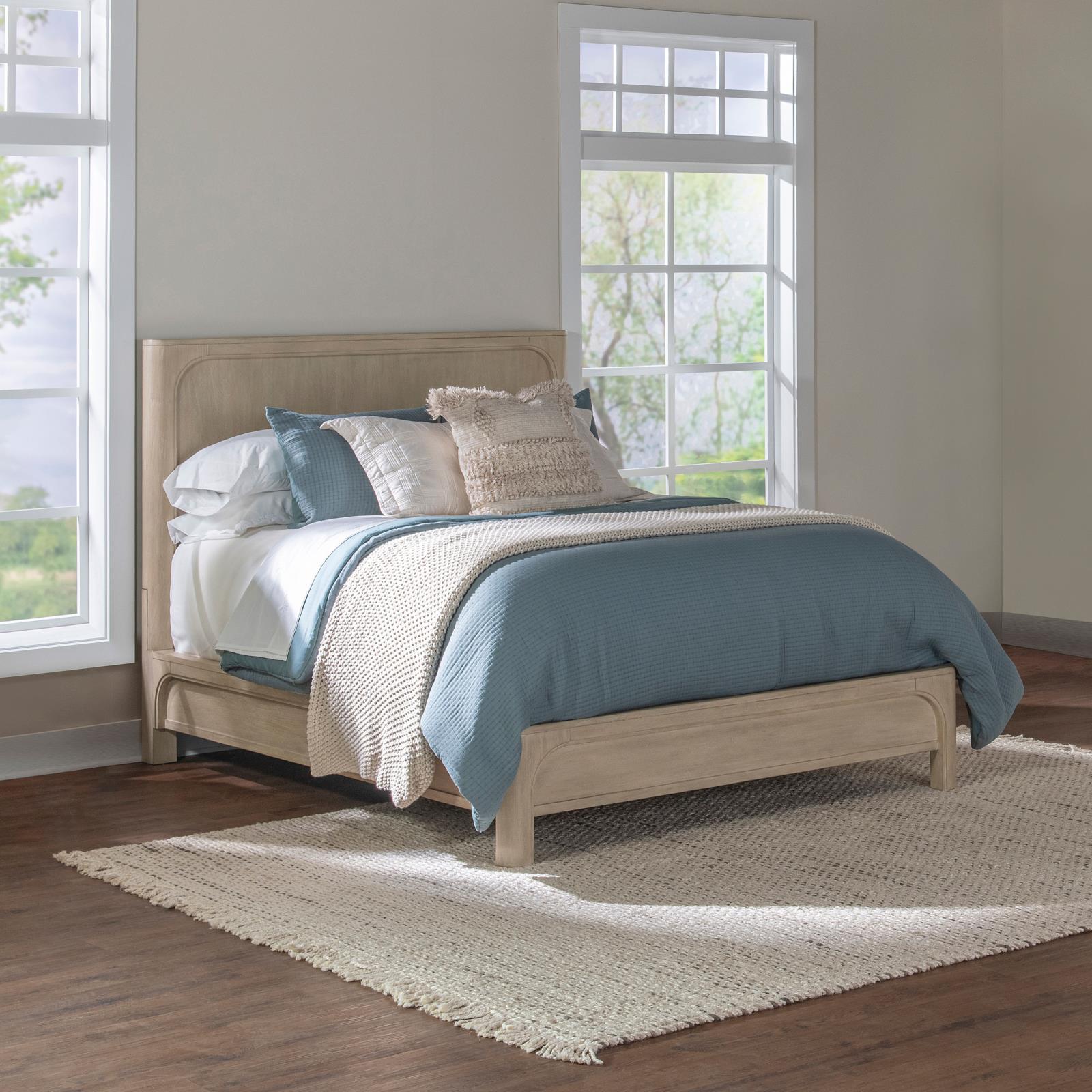 Solano 56-inch Eastern King Panel Bed Weathered Mango - Image 2