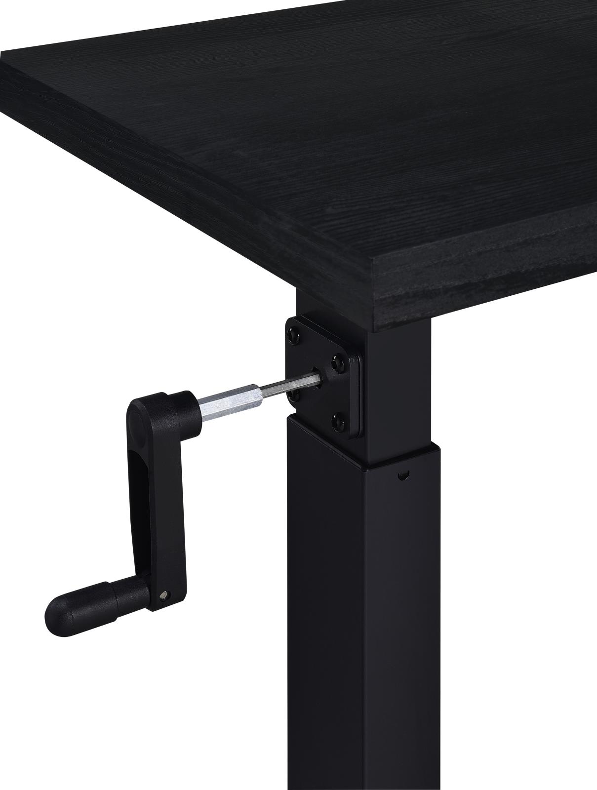Westpark Height Adjustable Mobile Bedroom C-Table Black - Image 13