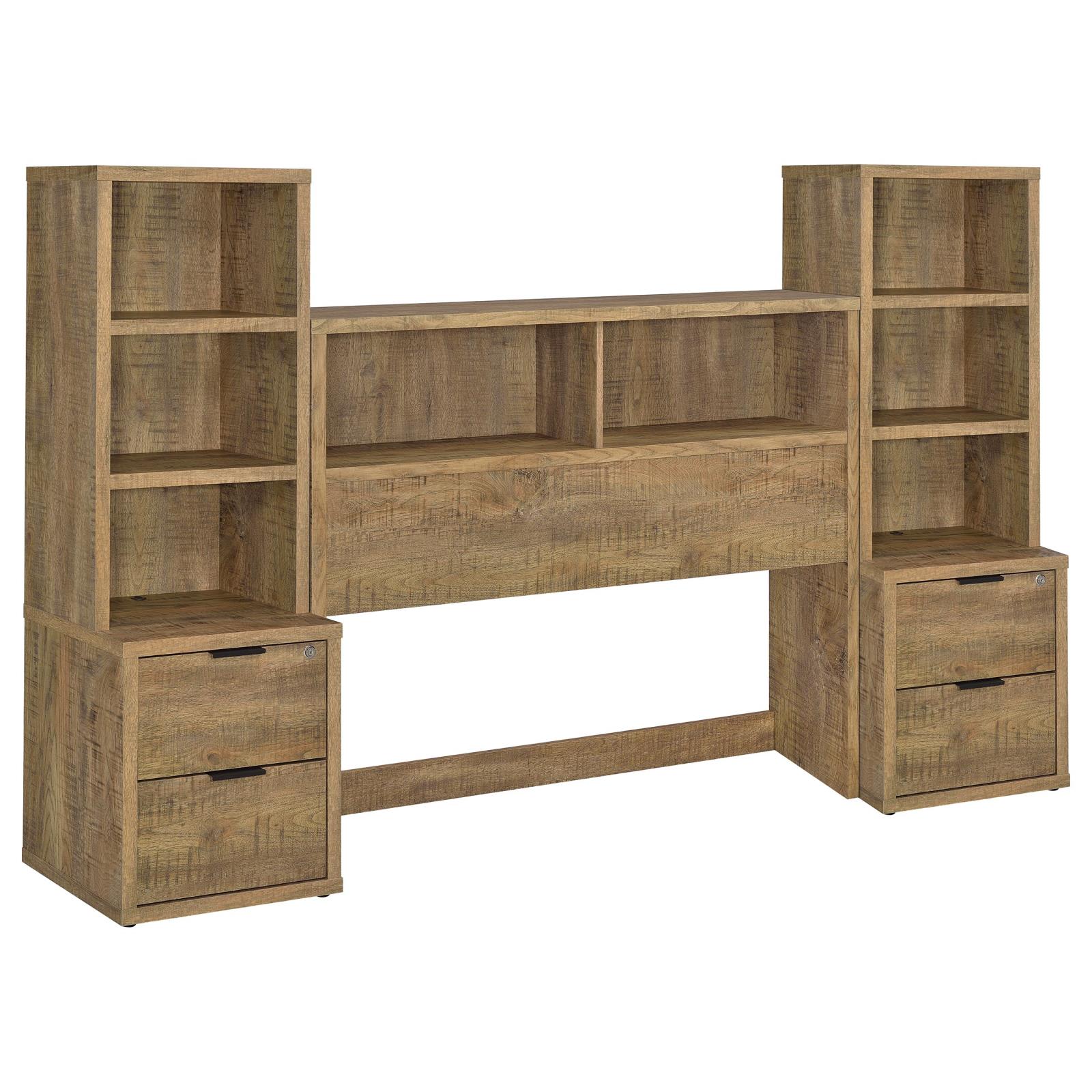 Westpark 3-piece Full Bedroom Set Bookcase Headboard Mango - Image 2