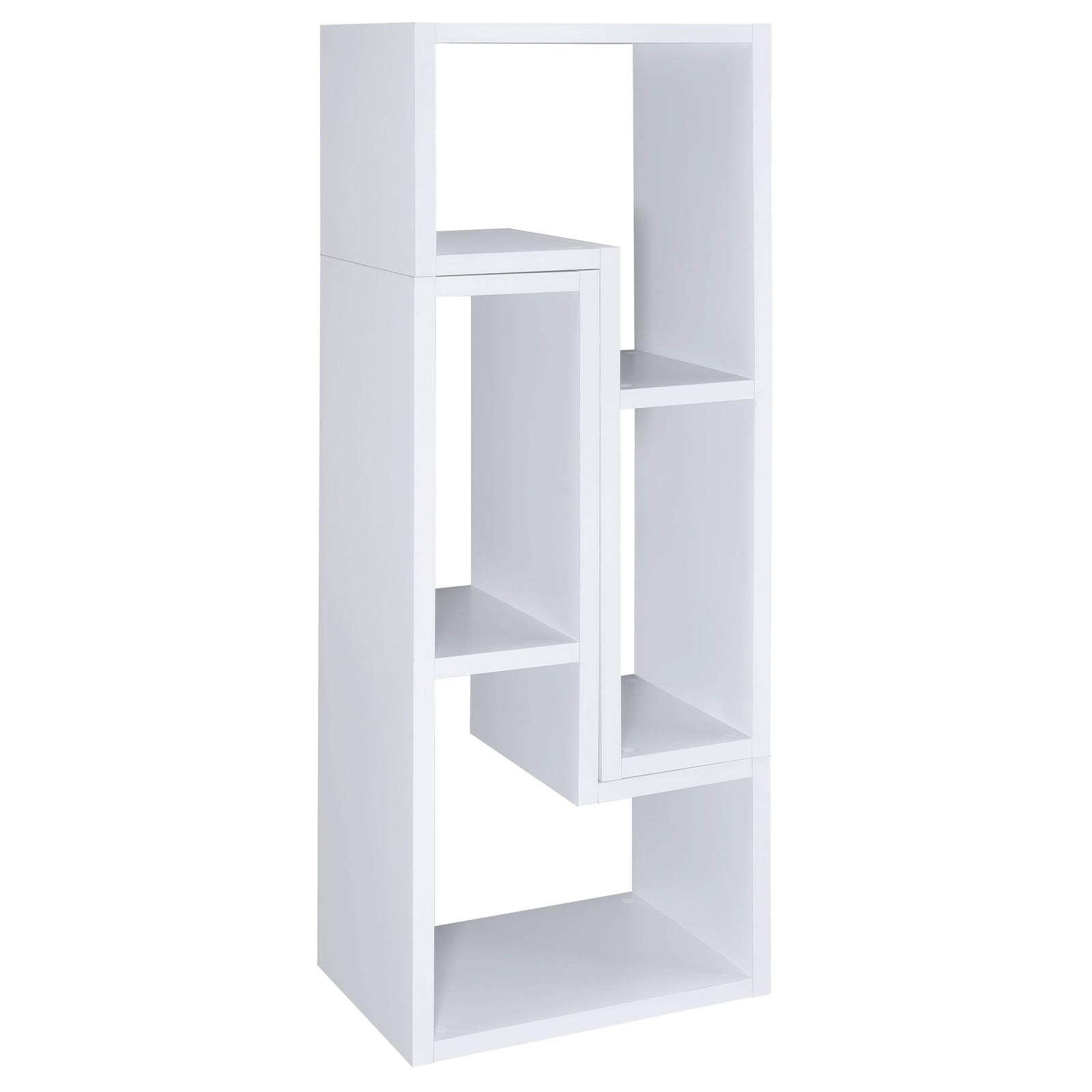 Velma Multipurpose TV Stand and Bookshelf White - Image 8