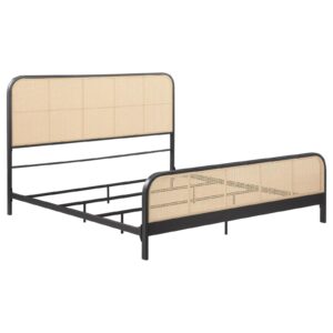 Lanewood Open Cane Webbing Metal Eastern King Bed