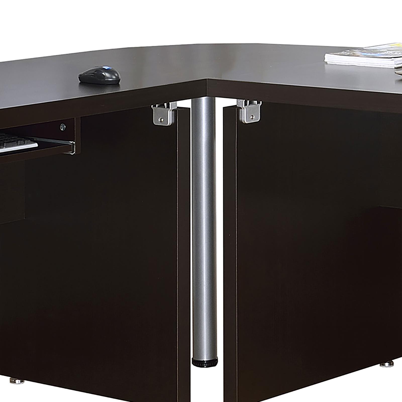 Skylar 83-inch L-Shaped Office Computer Desk Cappuccino - Image 12