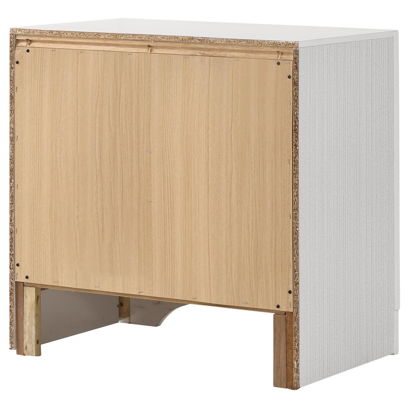 Miranda 3-drawer Nightstand Bedside Table - Image 8