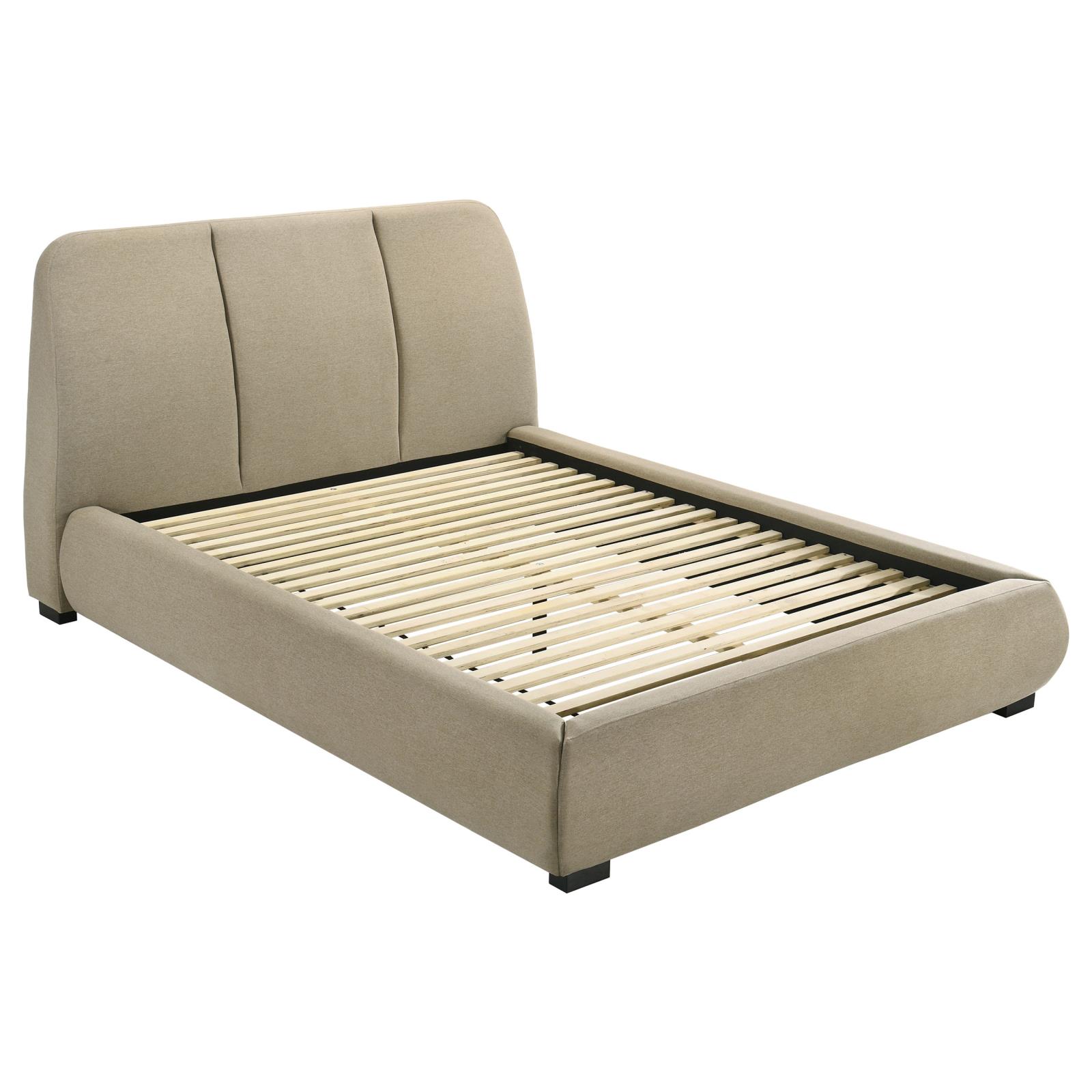 Mokena 46-inch Upholstered Queen Platform Bed - Image 9