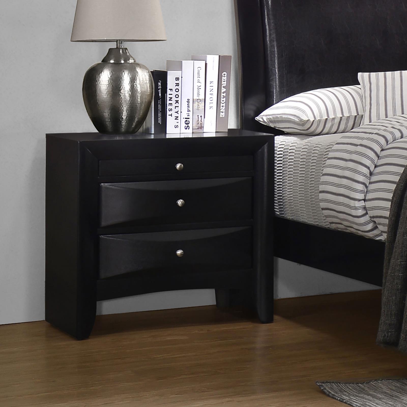 Briana 2-drawer Nightstand Black - Image 2