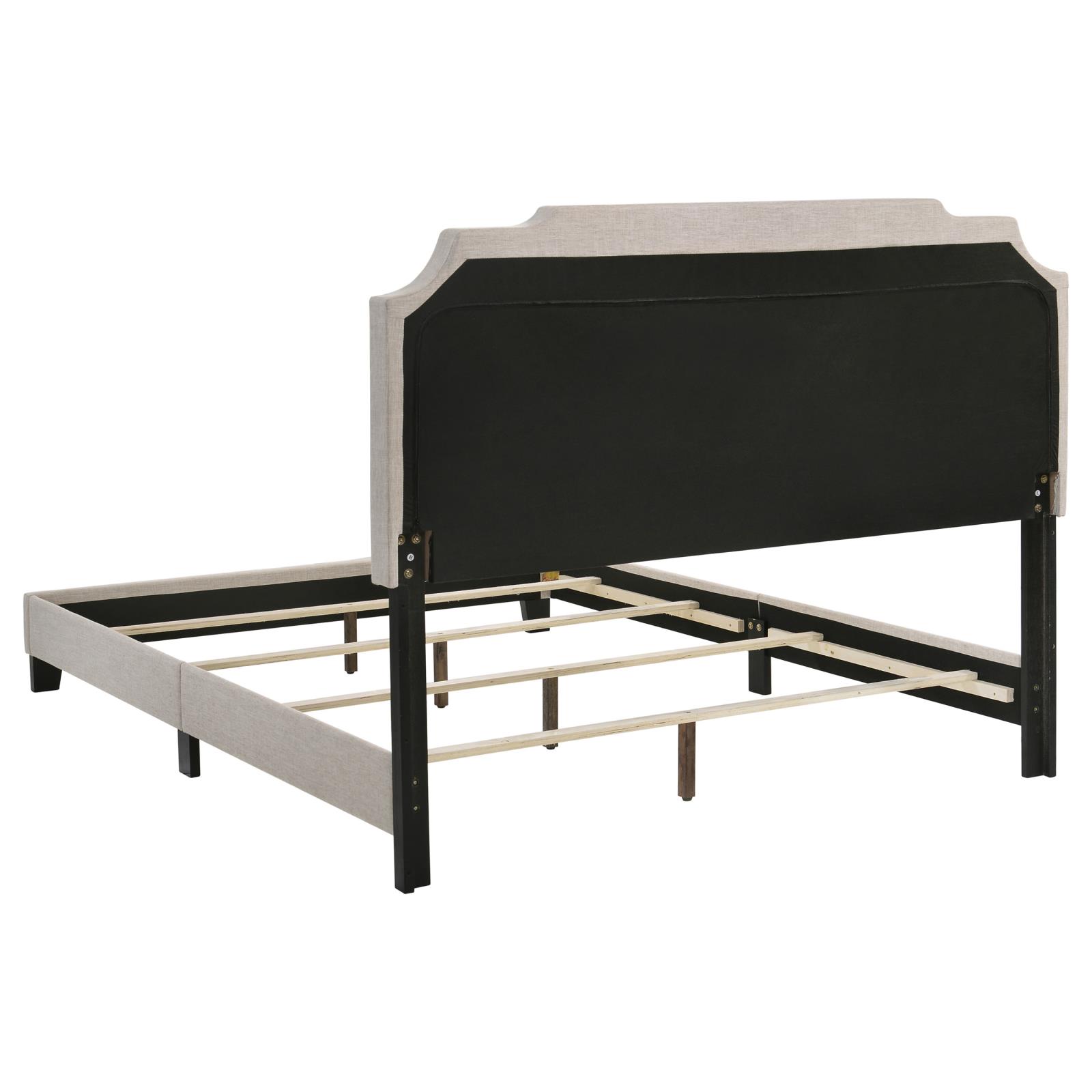 Tamarac Upholstered Full Panel Bed Beige - Image 4