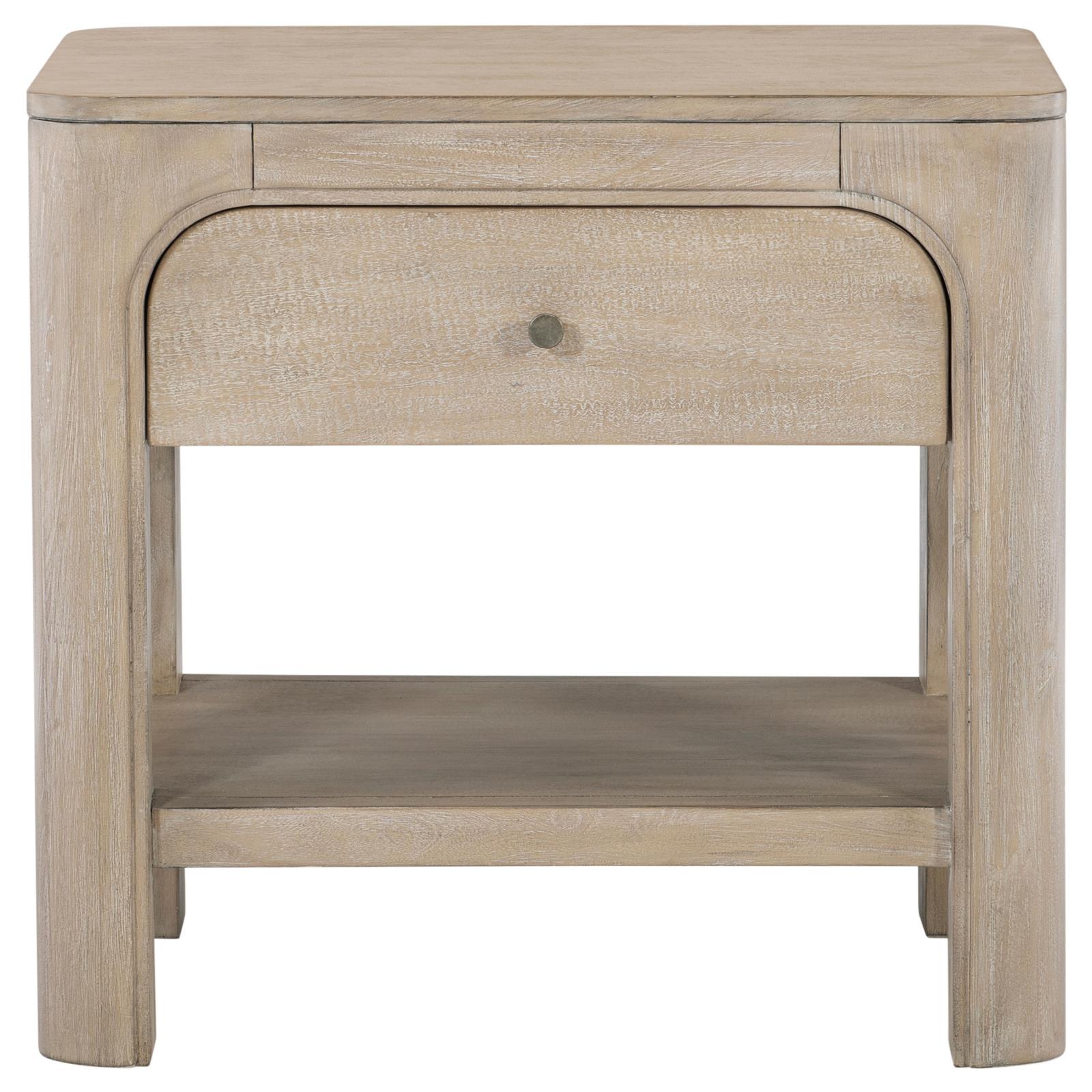 Solano 1-drawer Nightstand Bedside Table Weathered Mango - Image 3