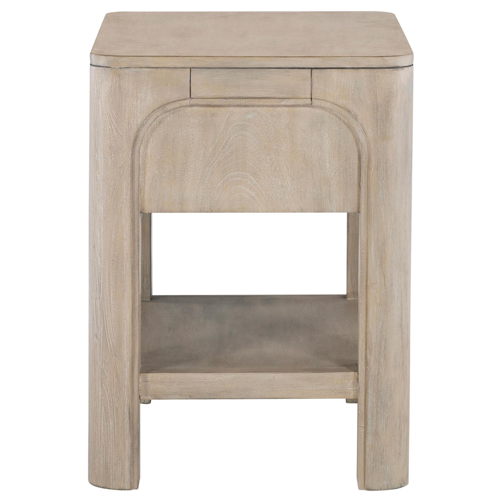 Solano 1-drawer Nightstand Bedside Table Weathered Mango - Image 5