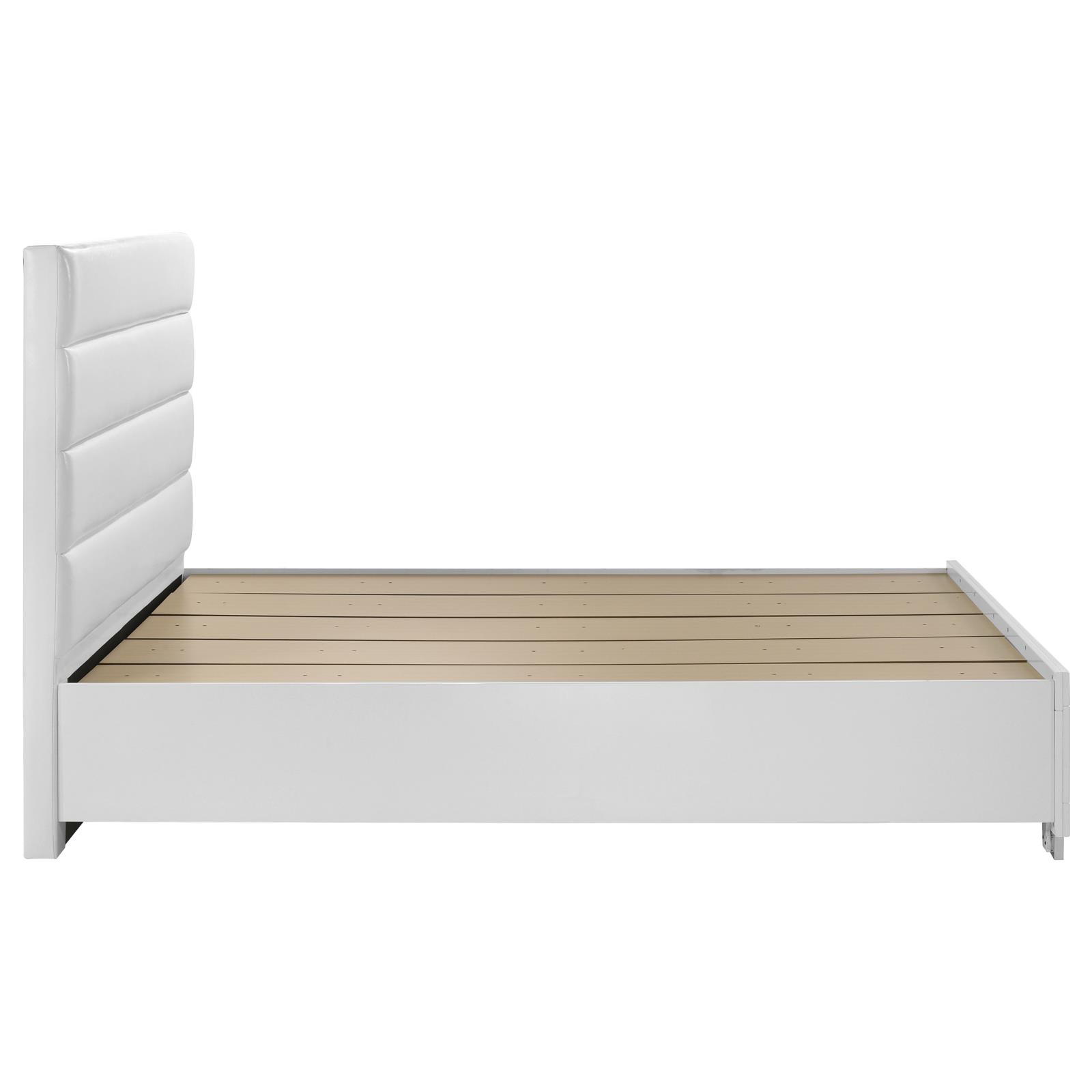 Felicity Eastern King Storage Bed White High Gloss - Image 6