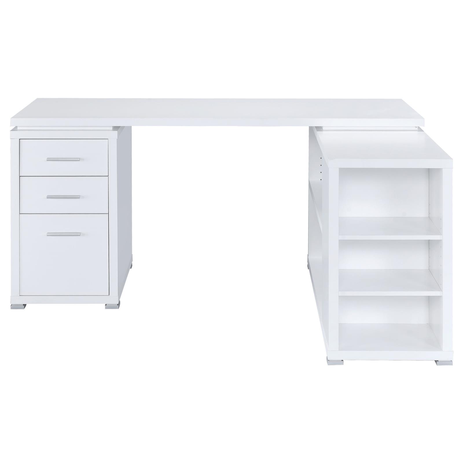 Yvette 60-inch 3-drawer L-Shape Computer Desk - Image 5