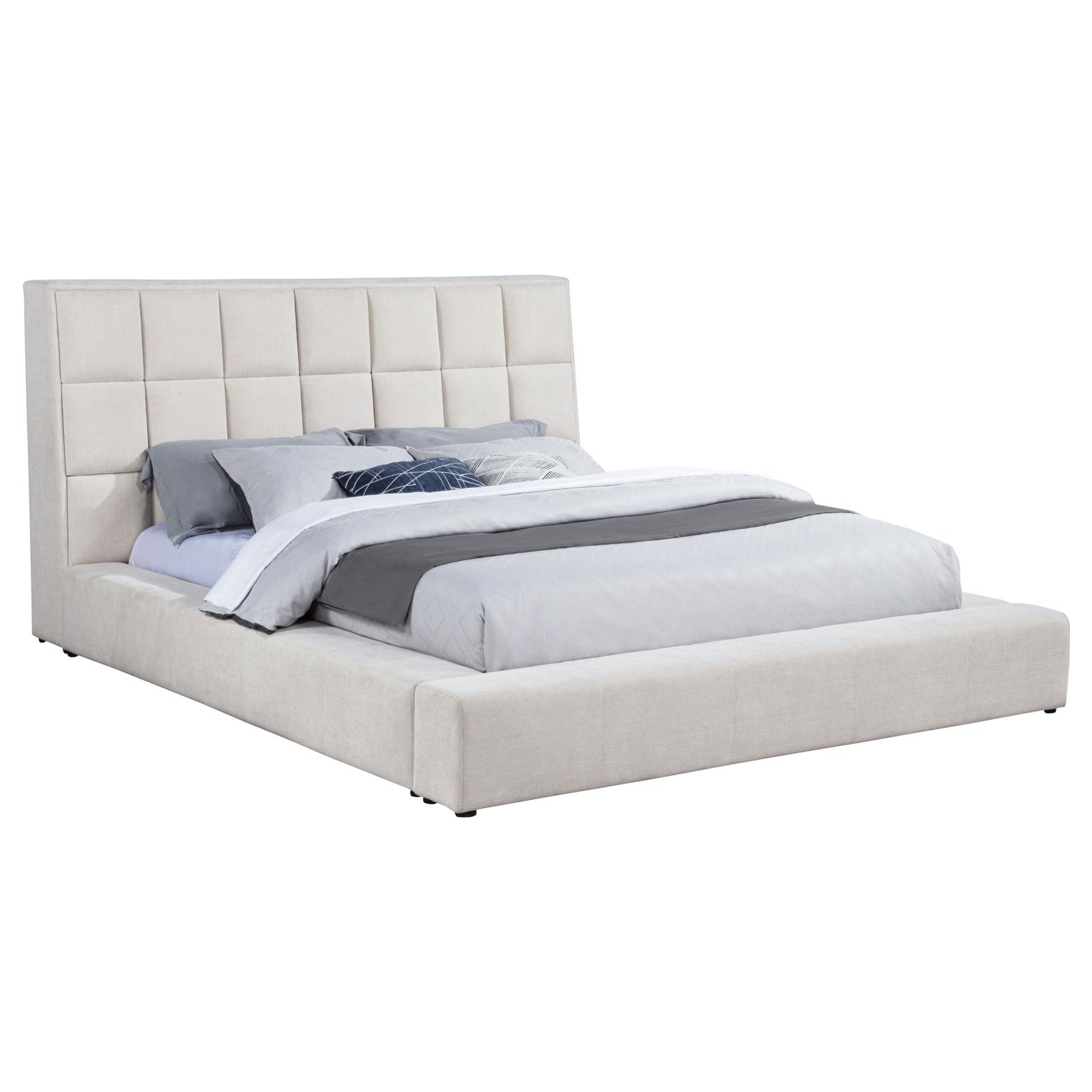 Dreux Upholstered Queen Panel Platform Bed - Image 4