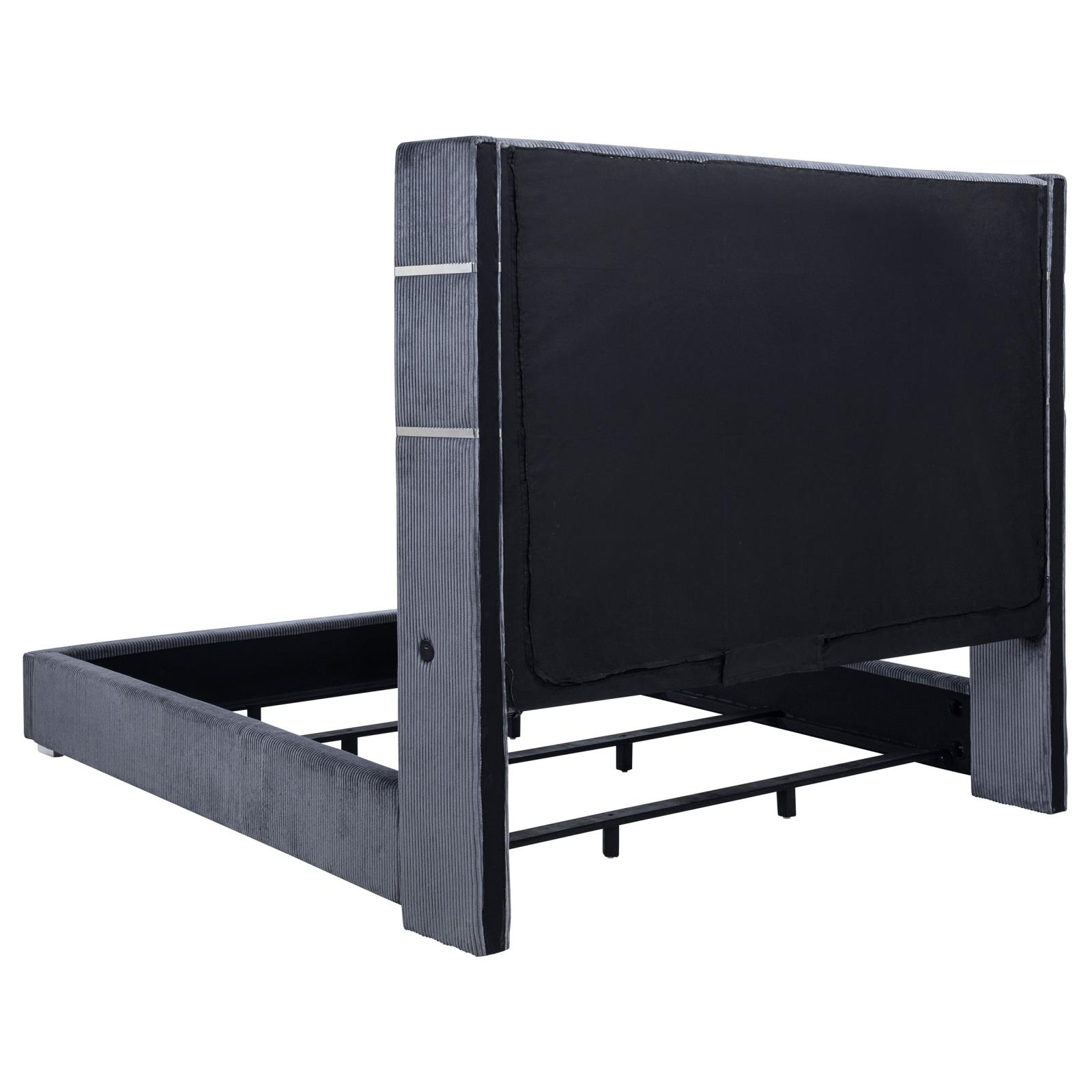 Tisdall Upholstered Cal King Flame Visualizer Bed - Image 5