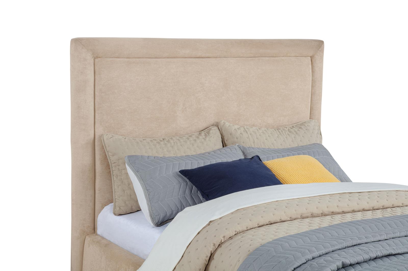 Lawson 54-inch Upholstered Full Platform Bed Light Saddle - Image 7