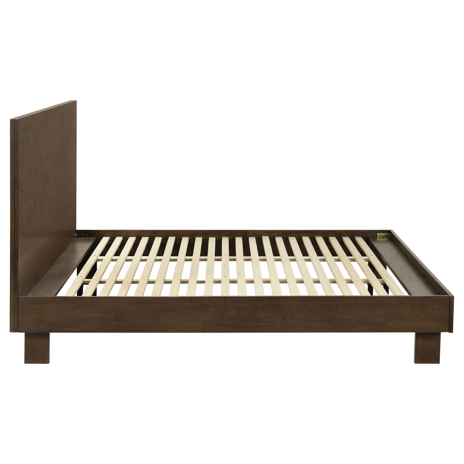 Glenwood 48-inch Eastern King Platform Panel Bed Warm Brown - Image 6