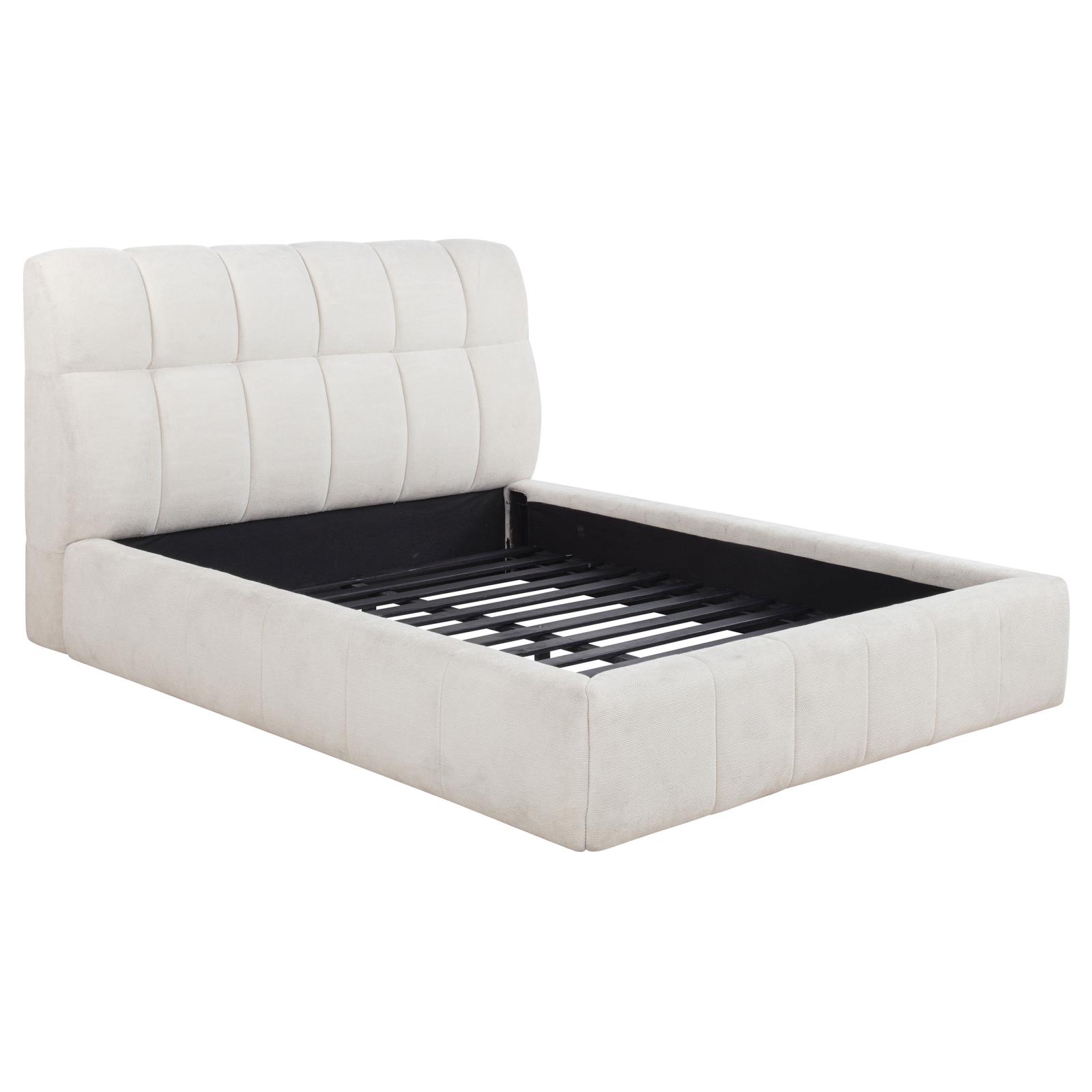 Nollet 48-inch Upholstered Queen Panel Platform Bed