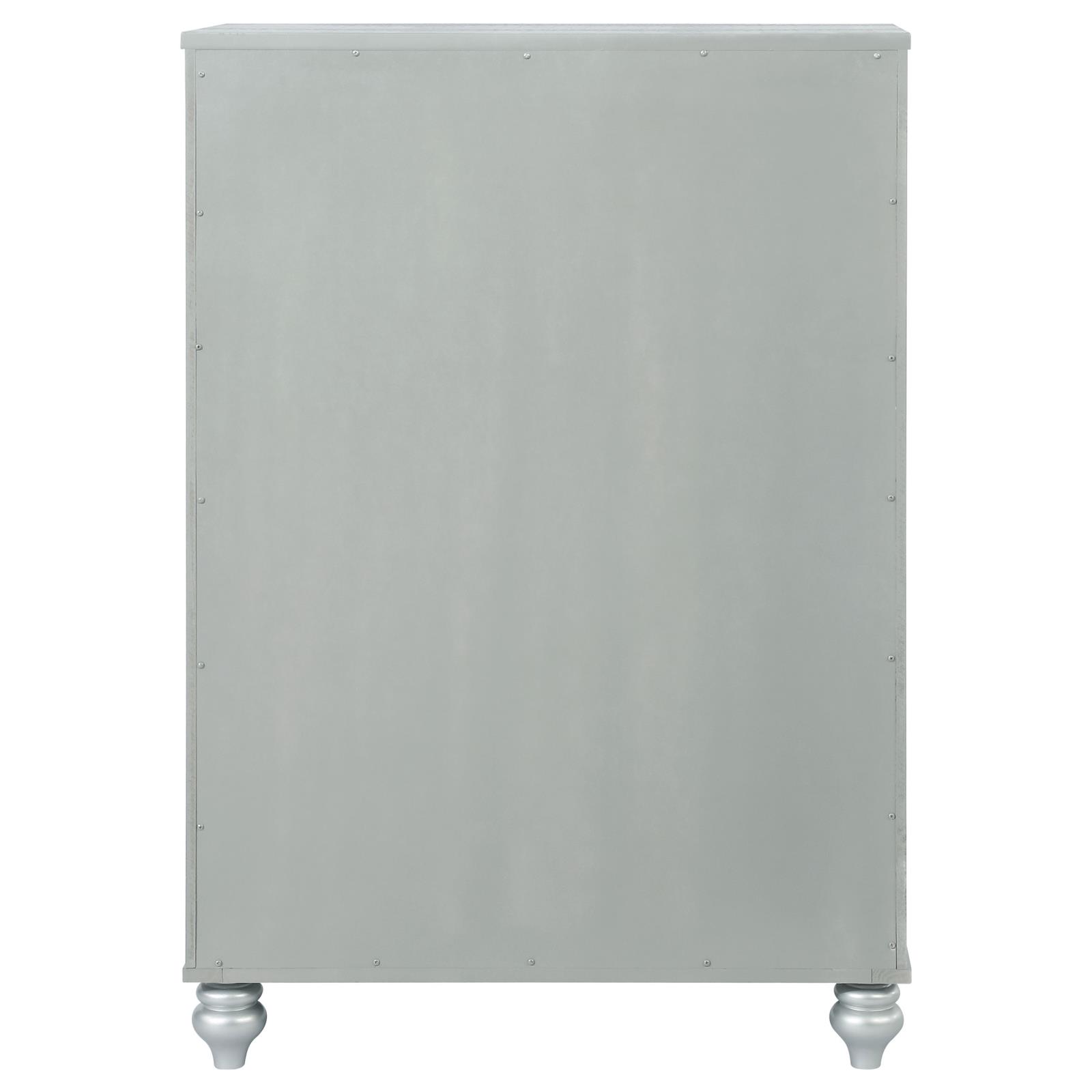 Gunnison 5-drawer Bedroom Chest Silver Metallic - Image 7