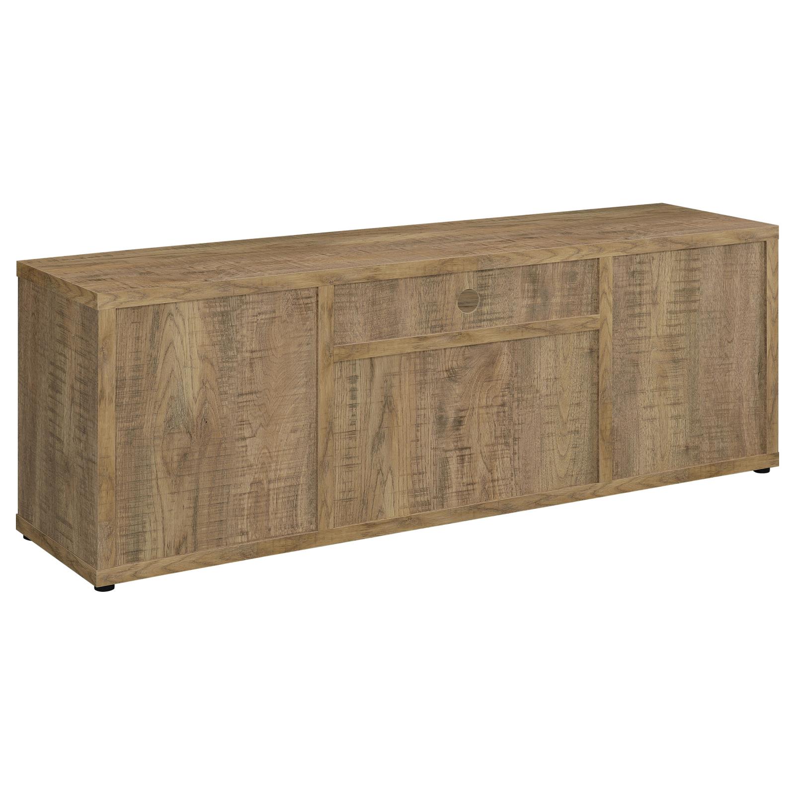 Tabby TV Stand for TVs up to 65 Inches with 4-Door Storage in Mango - Image 7