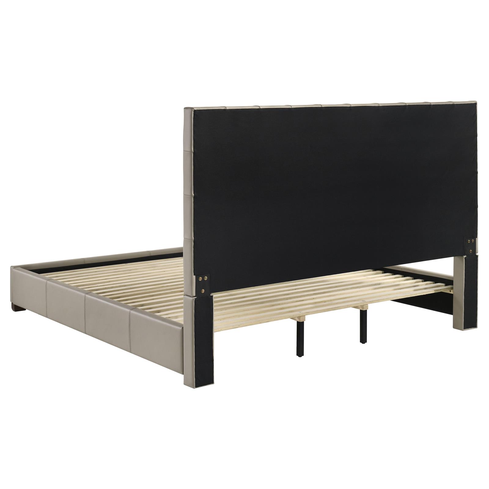 Medley Genuine Leather Eastern King Platform Bed - Image 14