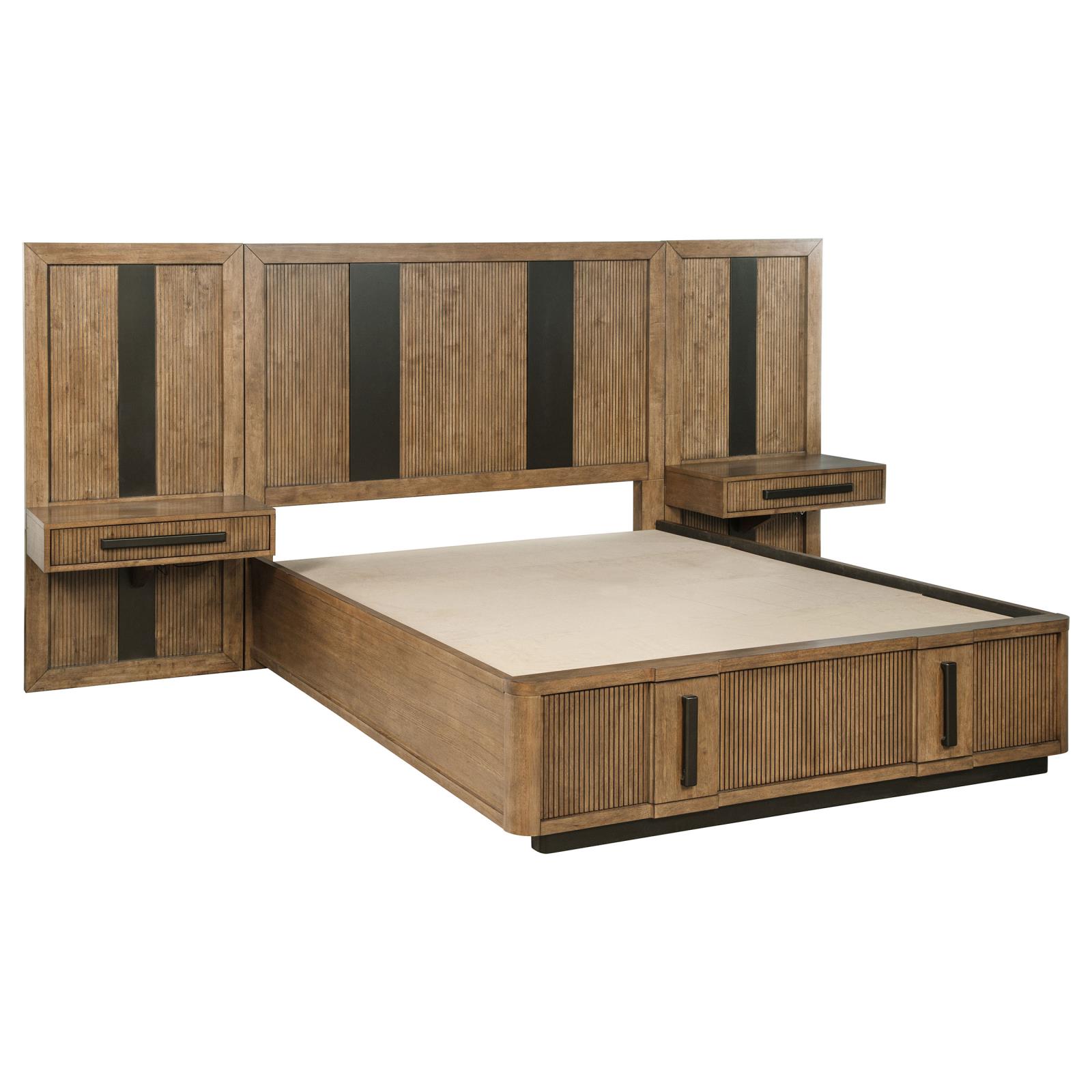 Terrace 5-piece Eastern King Panel Bedroom Set Ash Brown - Image 3
