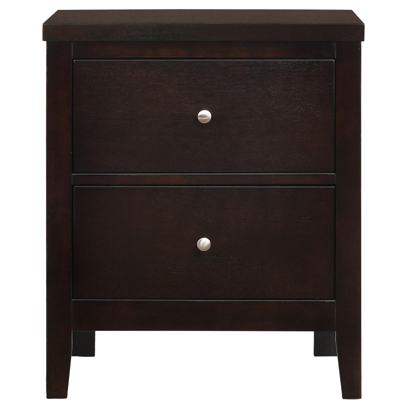Carlton 2-drawer Nightstand Cappuccino - Image 3