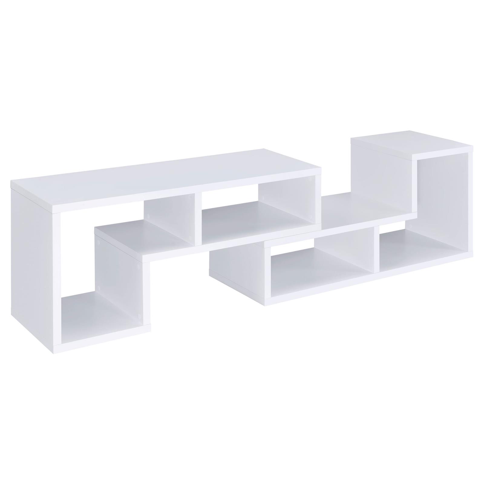Velma Multipurpose TV Stand and Bookshelf White - Image 14