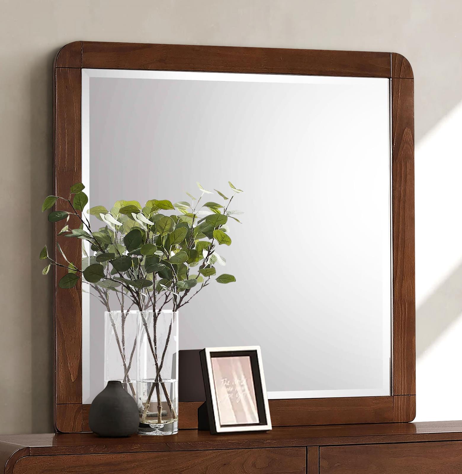Robyn Dresser Mirror Dark Walnut - Image 2