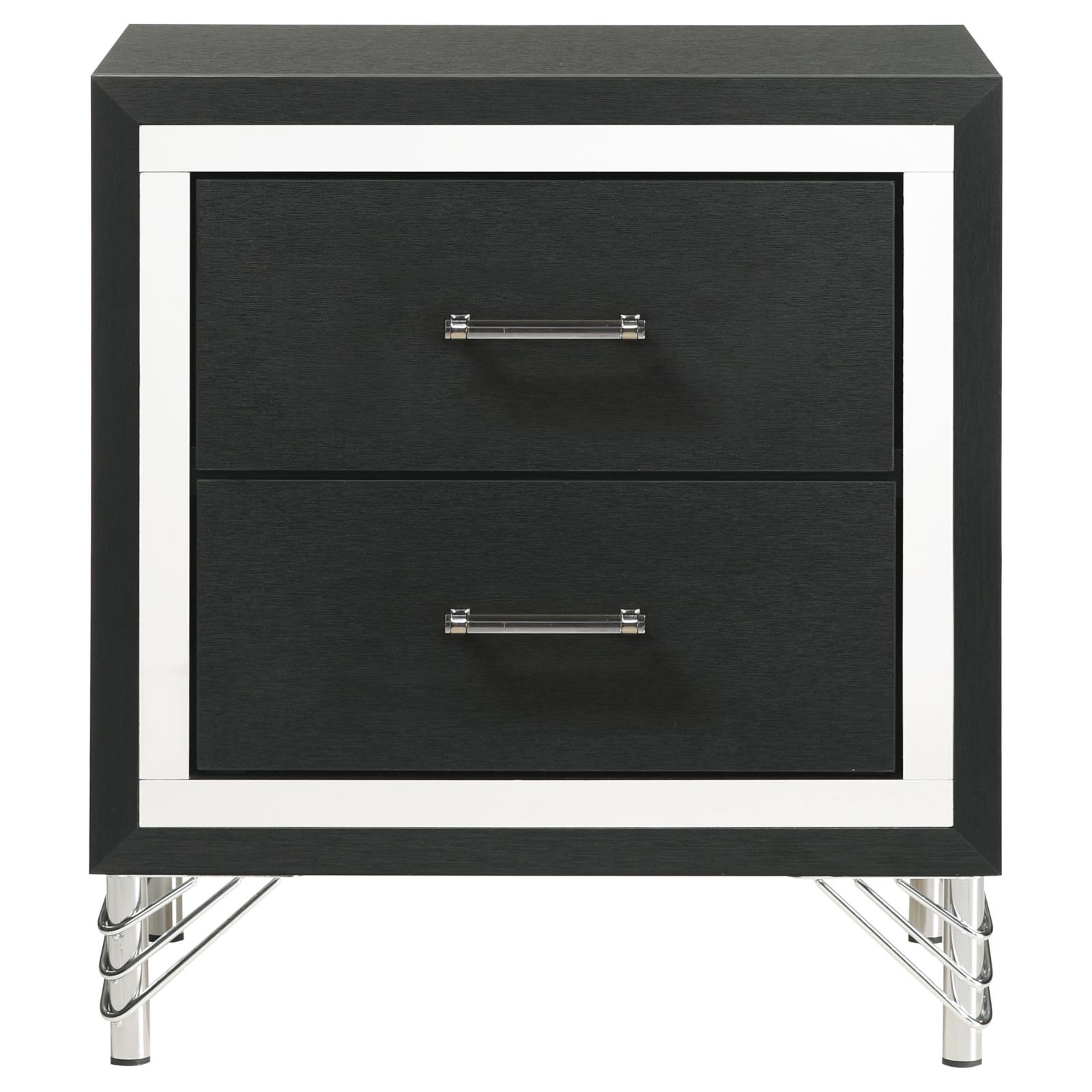 Lucia 2-drawer Nightstand Bedside Table - Image 17