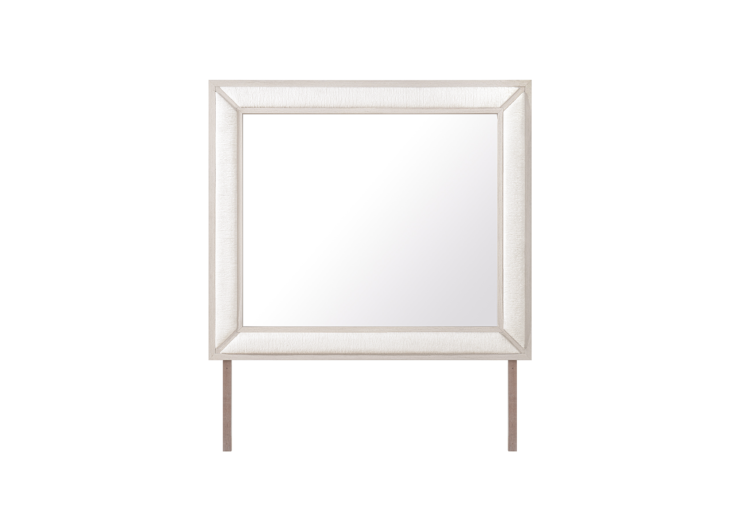 Clara - Upholstered Mirror - Beige