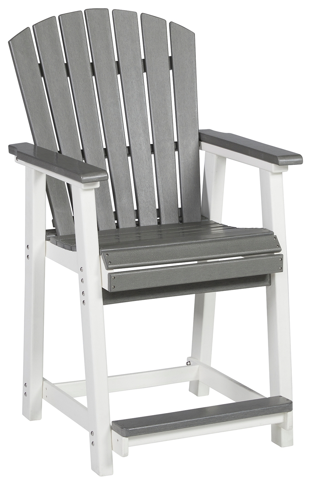 Transville - Barstool (Set of 2) - Gray / White - Image 4