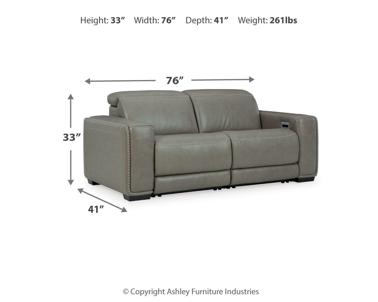 Correze - Power Reclining Sectional - Image 9
