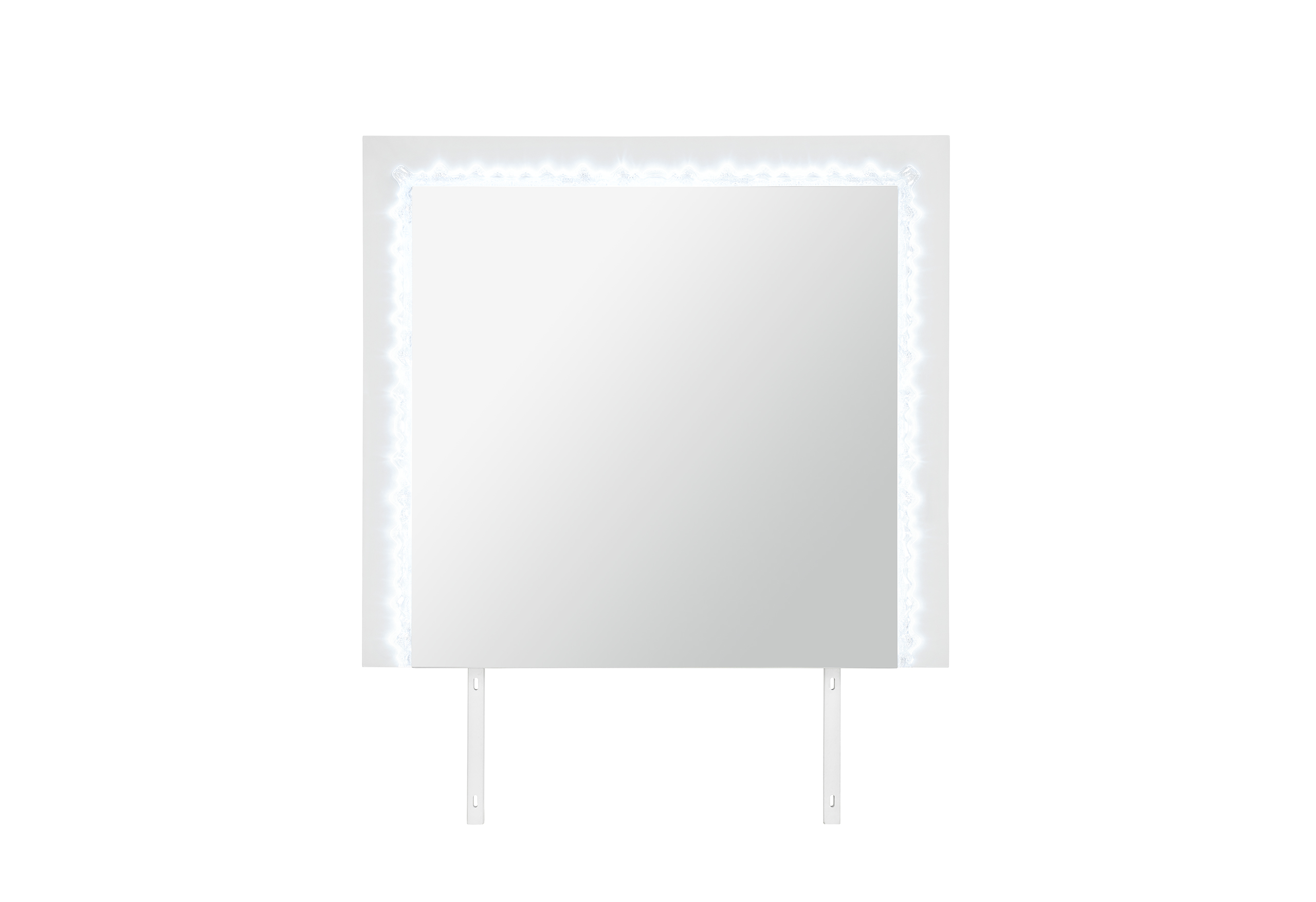 Naomi - Mirror With LED - Silver - Image 2