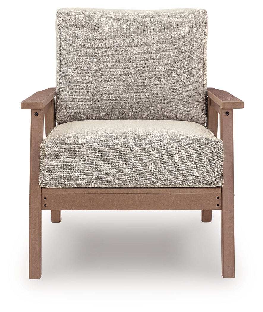 Grover Beach - Lounge Chair With Cushion (Set of 2) - Driftwood - Image 4