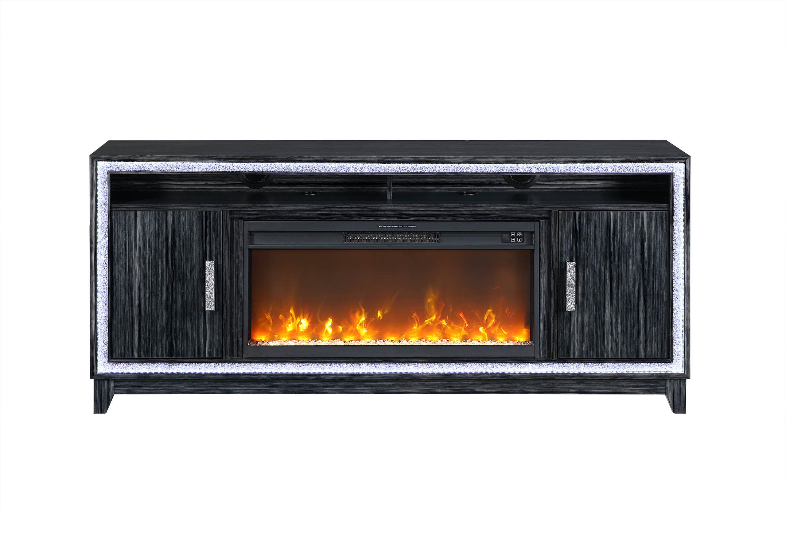 Lily - 72" Entertainment Unit With LED, Speakers, Crystal Inserts - Image 12