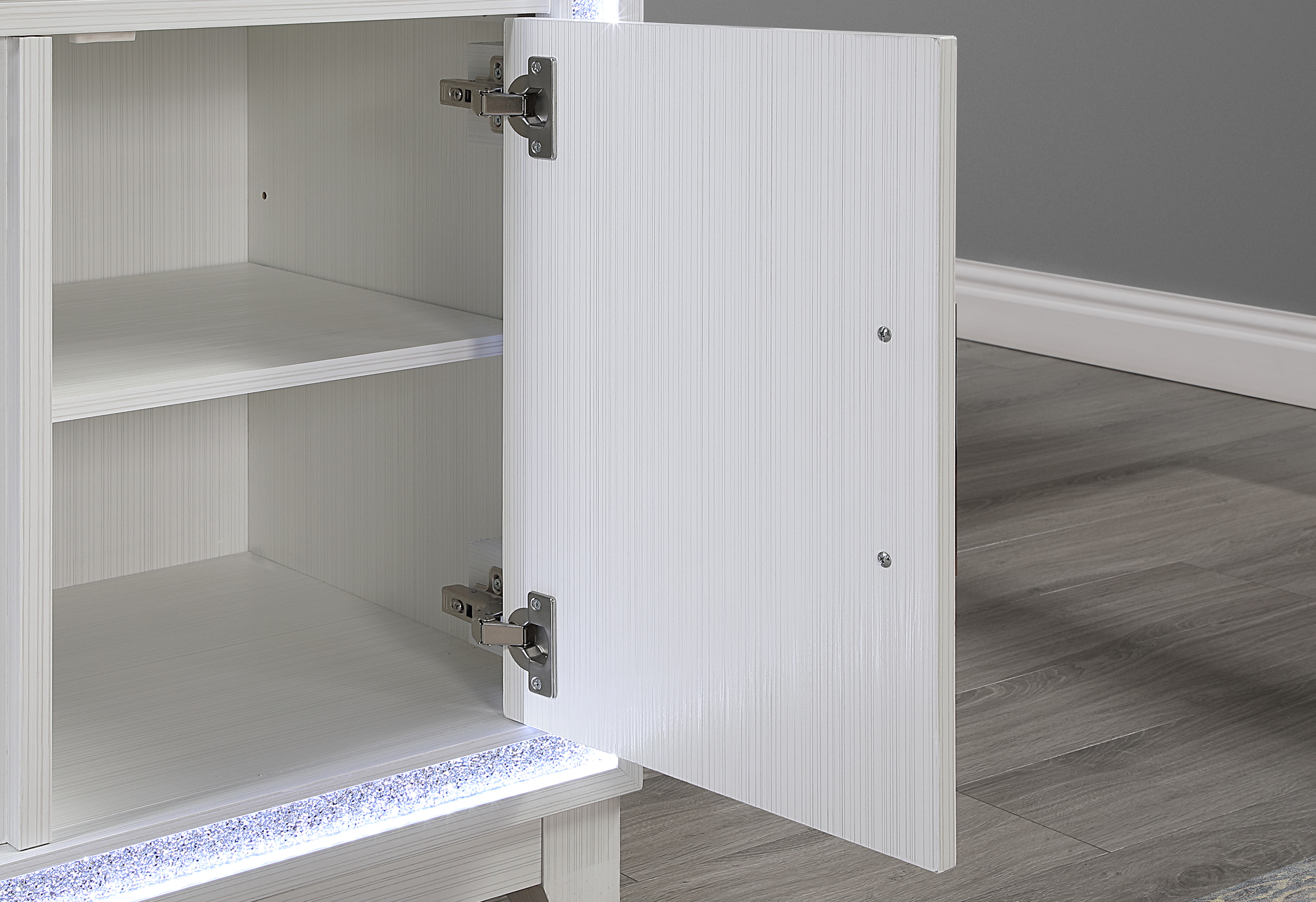 Lily - 72" Entertainment Unit With LED, Speakers, Crystal Inserts - Image 8