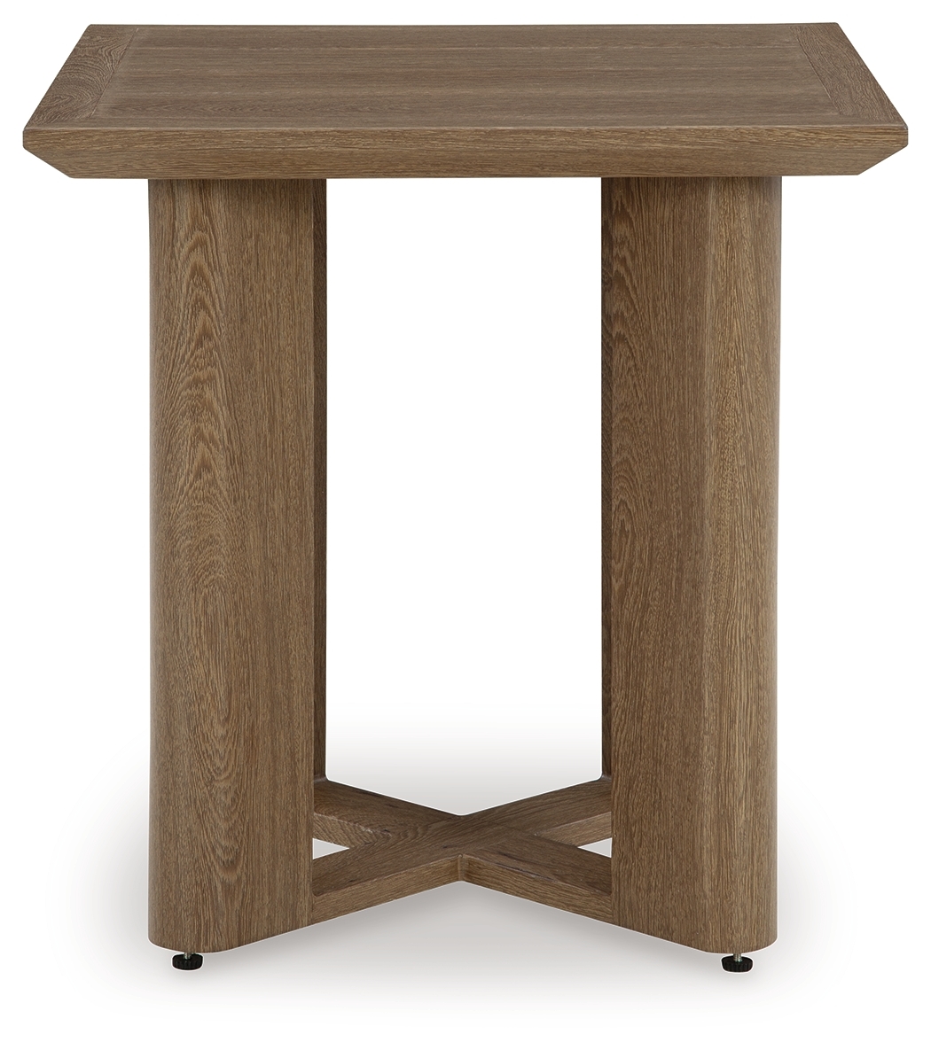 Serene Bay - Square End Table - Dark Brown - Image 4